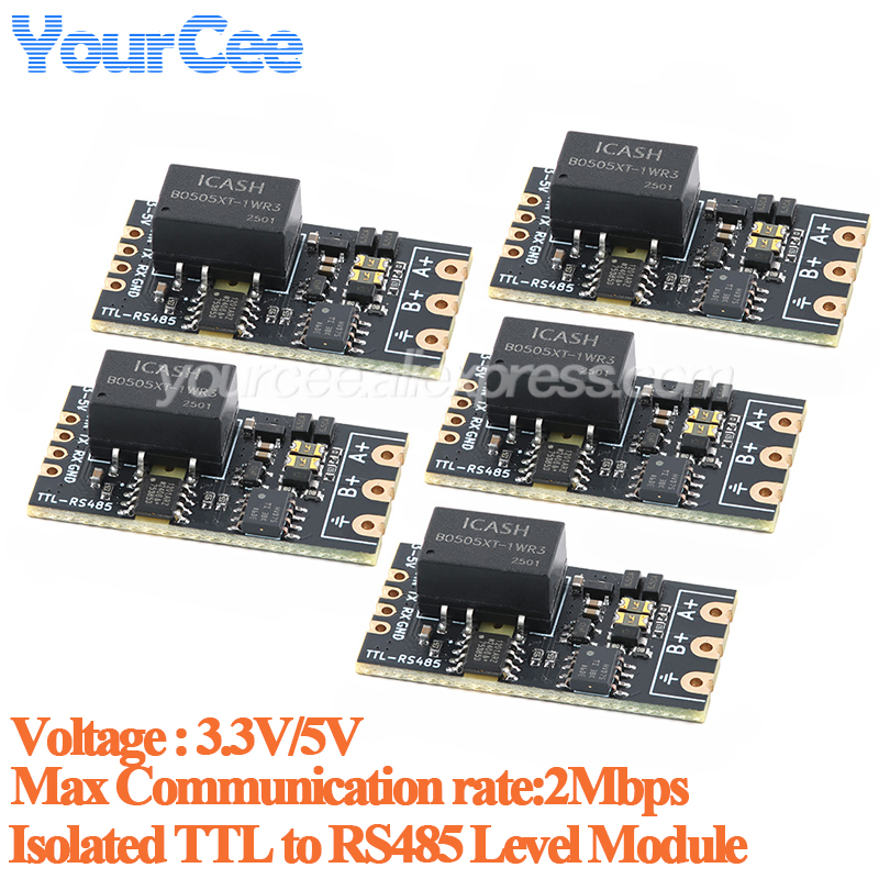 Shelly Relay Module - 10pcs/1pc Isolated TTL to RS485 Level