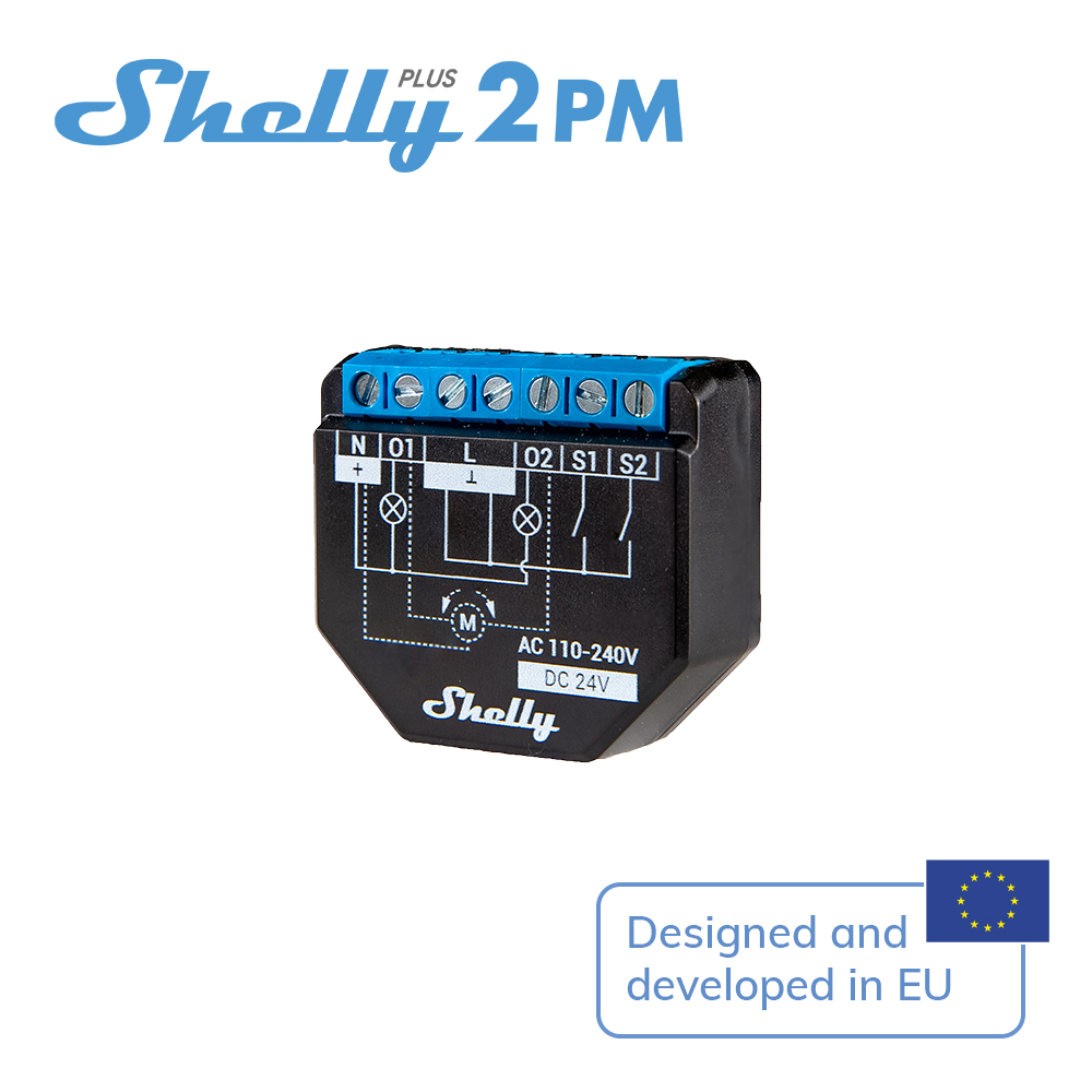 Shelly Relay Module - Shelly Plus 2PM Smart Home WiFi