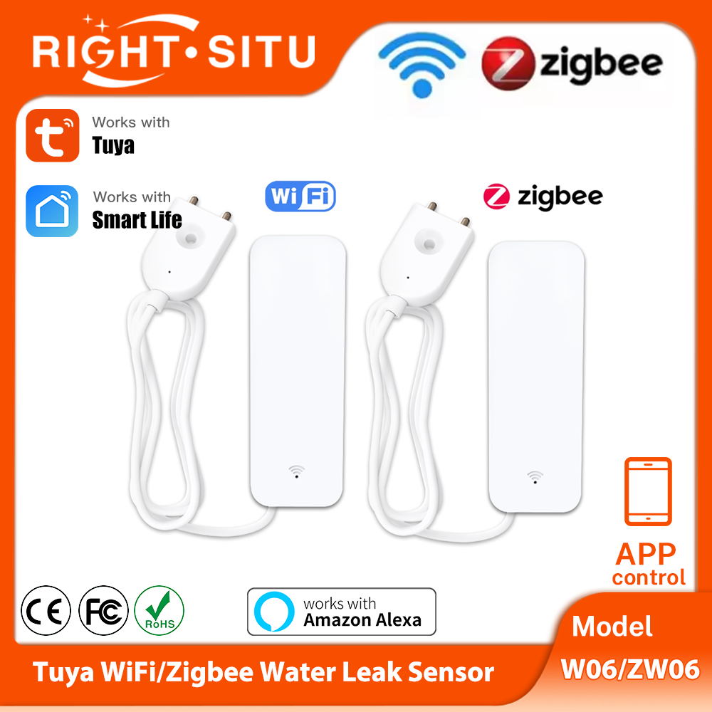 Home Automation Technology - Tuya WiFi Zigbee Water Sensor Smart