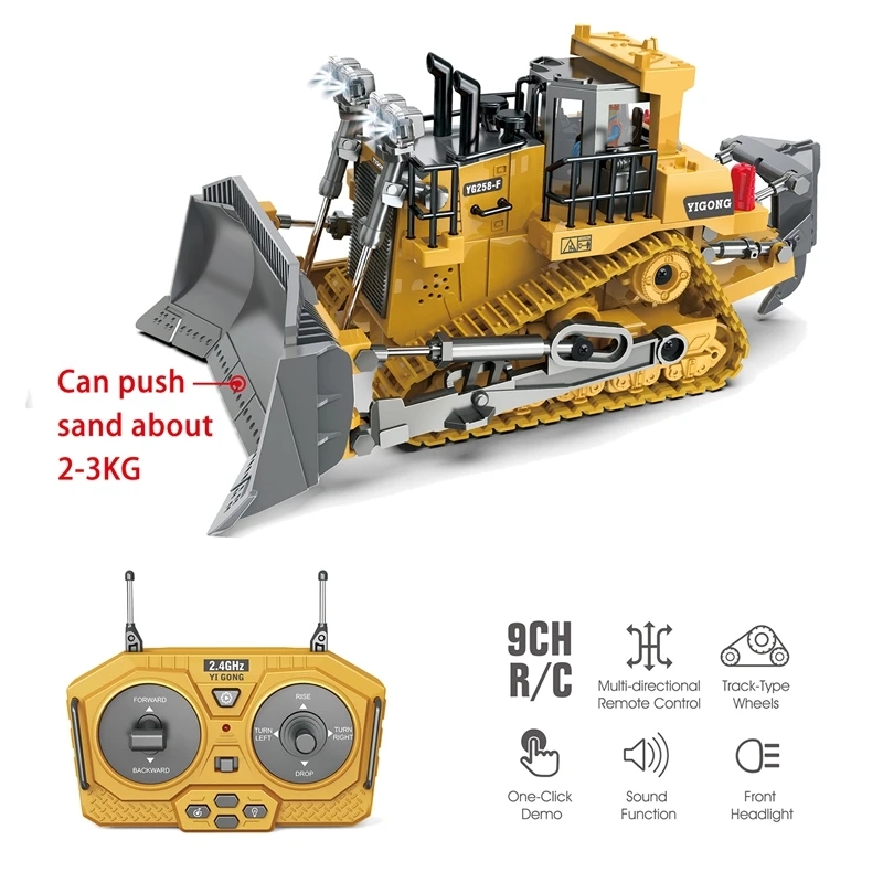 Home Automation Tutorial - 2.4G 1/24 Remote Control Tracked Bulldozer