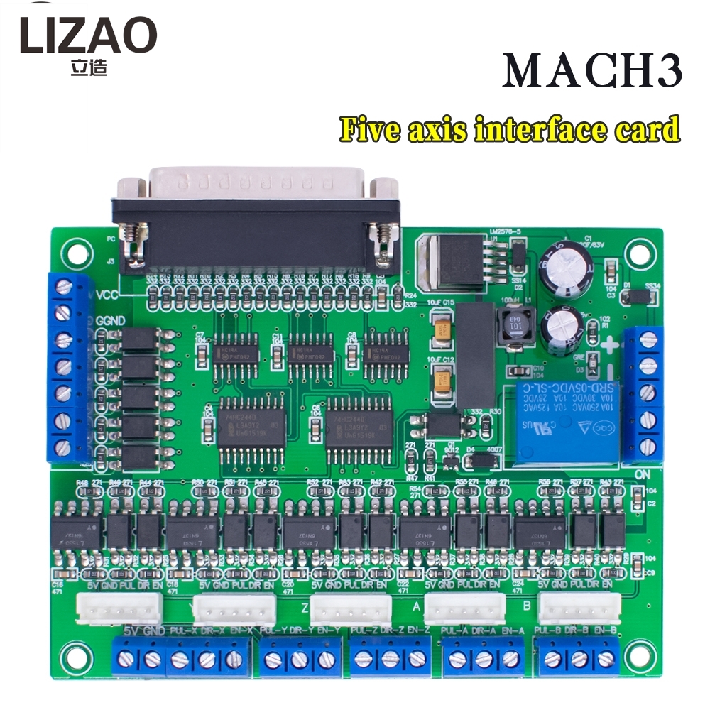 MACH3 5-Axis CNC Interface Boa - Diy Automation Projects reseña y precio
