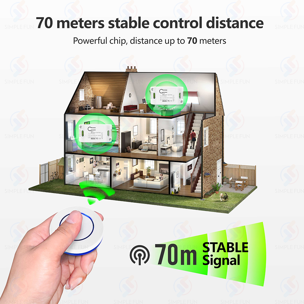 Wireless RF433MHz Remote Contr - Sonoff Basic Switch reseña y precio