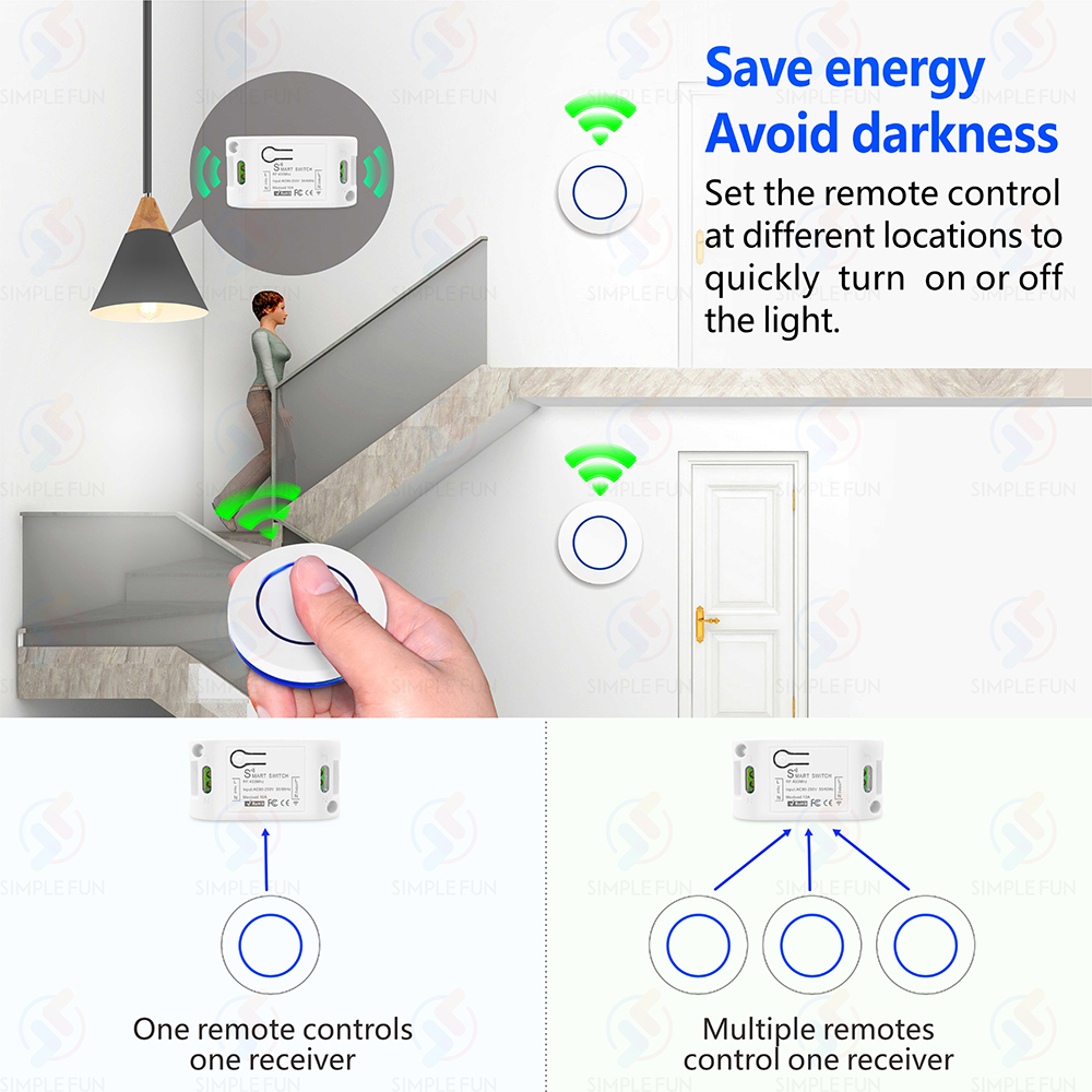 Wireless RF433MHz Remote Contr - Sonoff Basic Switch reseña y precio