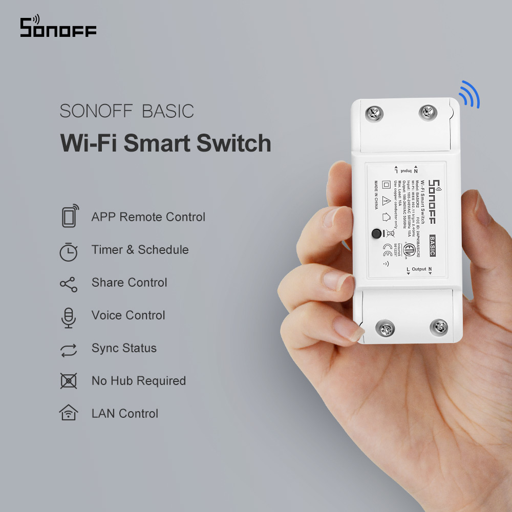 Itead SONOFF Basic R2 Mini DIY - Sonoff Basic Switch reseña y precio