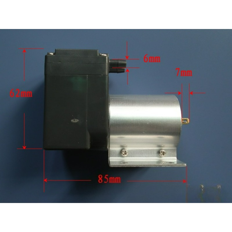24V Micro Vacuum Pump 12L/min  - Diy Automation Projects reseña y precio
