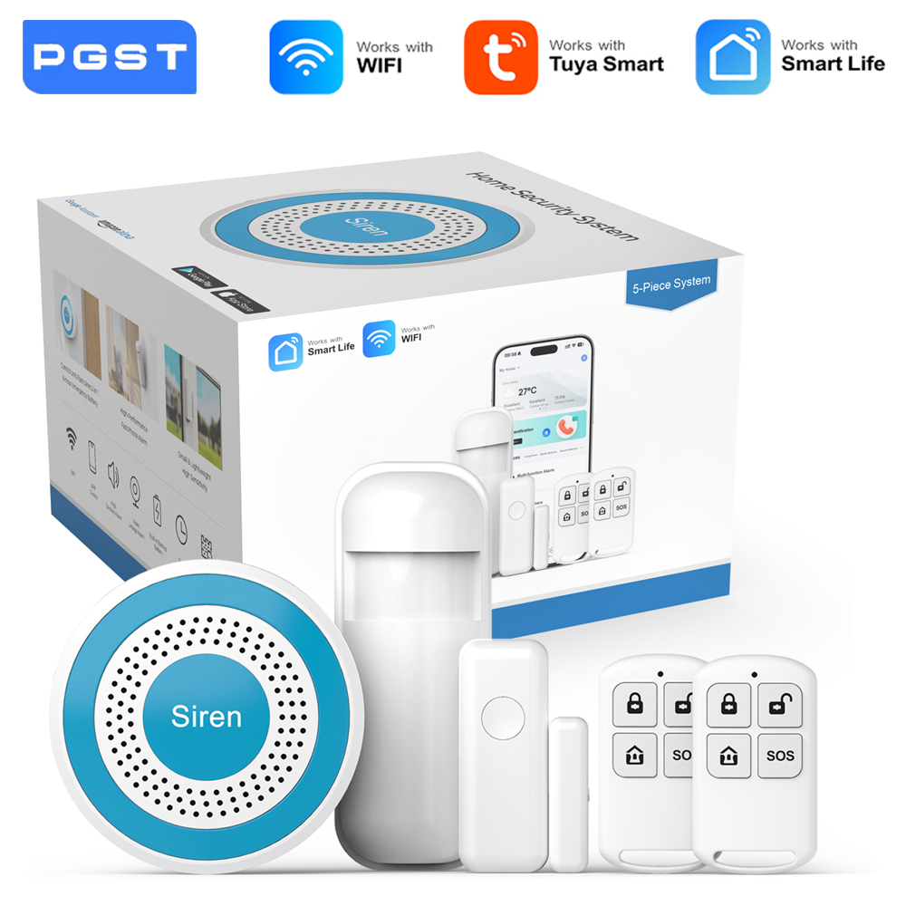 PGST WiFi Smart Life Alarm Sec - Home Automation Tutorial reseña y precio