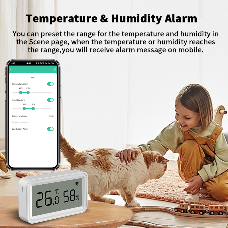 Tuya Zigbee WiFi Thermometer H - Temperature Humidity Sensor reseña y precio