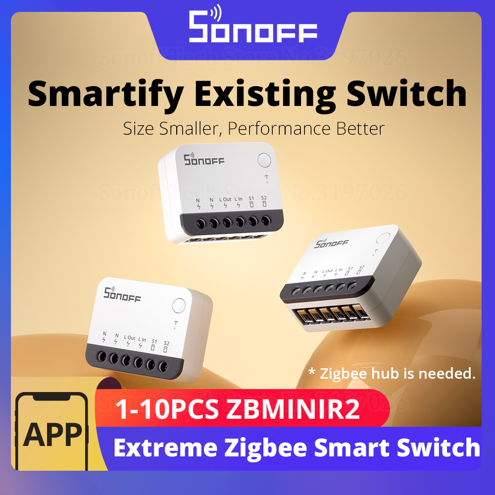 SONOFF ZBMINIR2 Zigbee Smart S - Sonoff Basic Switch reseña y precio