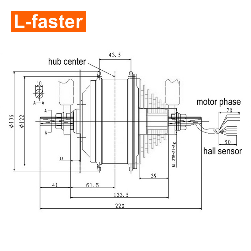 H04 250W 24V 36V 48V Mountain  - Matter Hub Thread reseña y precio