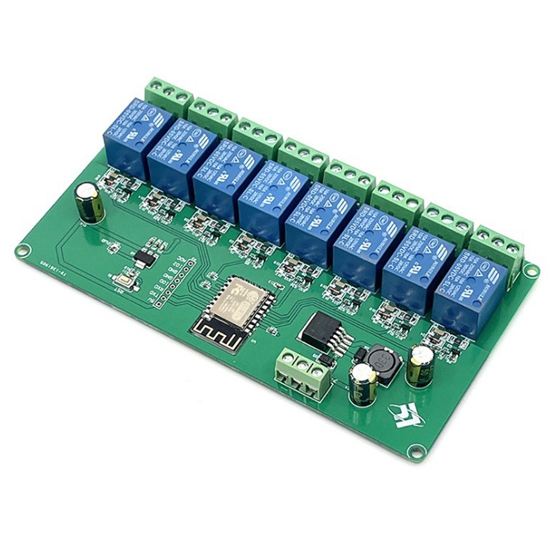 ESP8266 WIFI 8 Channel Relay M - Relay 8 Channel Board reseña y precio