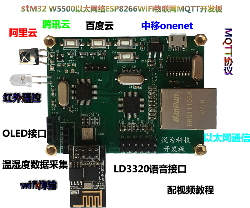 Development of Command at for  - Ethernet Module W5500 reseña y precio