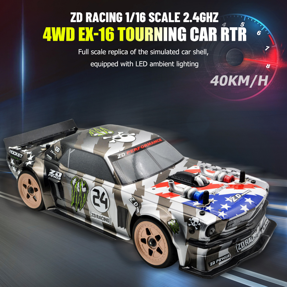 ZD Racing EX-16 1/16 Brushless - Home Automation Tutorial reseña y precio