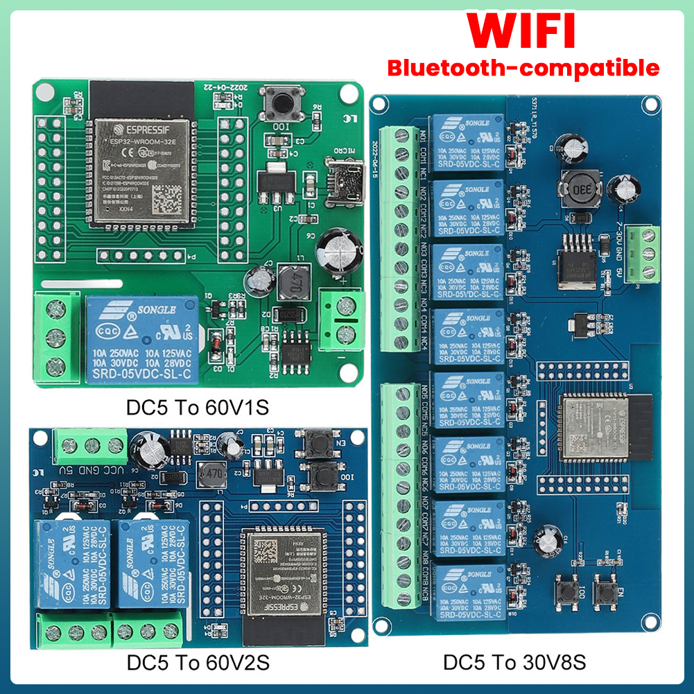 ESP32 Power Supply Module 1/2/ - Relay 8 Channel Board reseña y precio