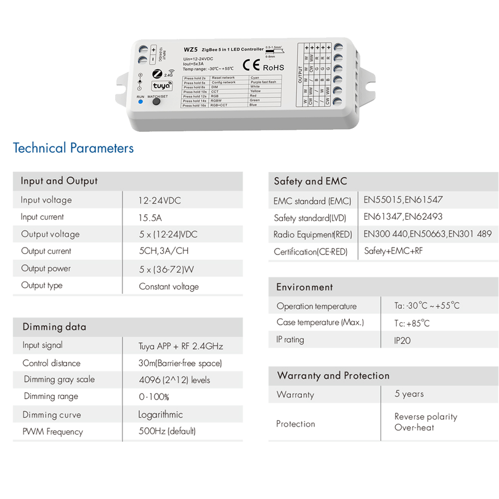 12V 24V 5in1 WiFi Zigbee Smart - Zigbee Coordinator Stick reseña y precio