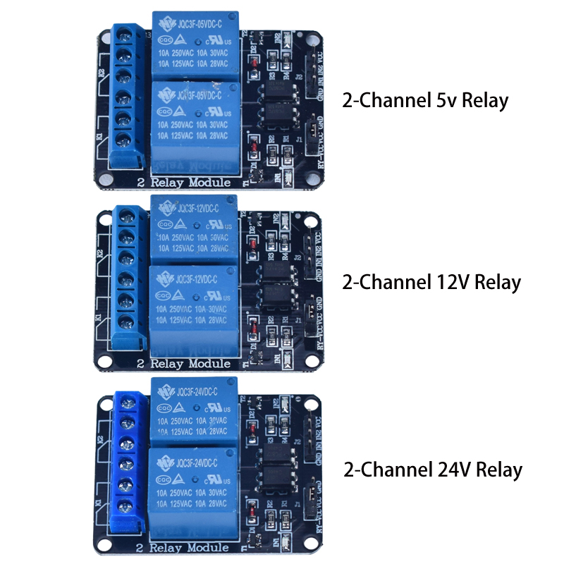 DC 5V 12V 24V 1 2 4 6 8 Channe - Relay 8 Channel Board reseña y precio