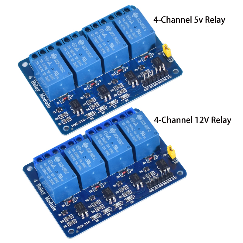 DC 5V 12V 24V 1 2 4 6 8 Channe - Relay 8 Channel Board reseña y precio