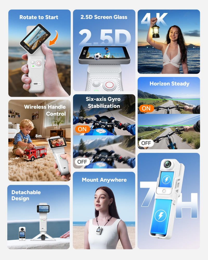 SJCAM New White C400 Pocket Ha - Home Assistant Sd reseña y precio