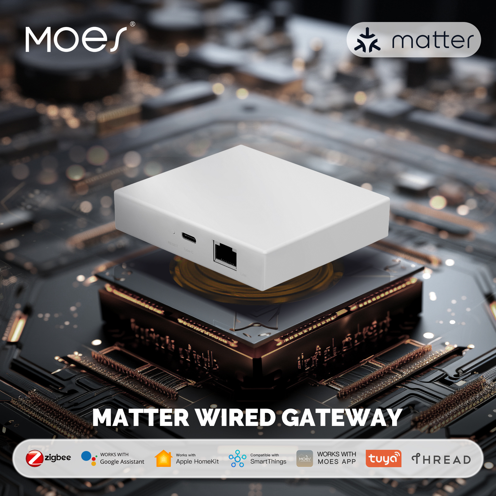 MOES Tuya Zigbee Matter Thread - Matter Hub Thread reseña y precio