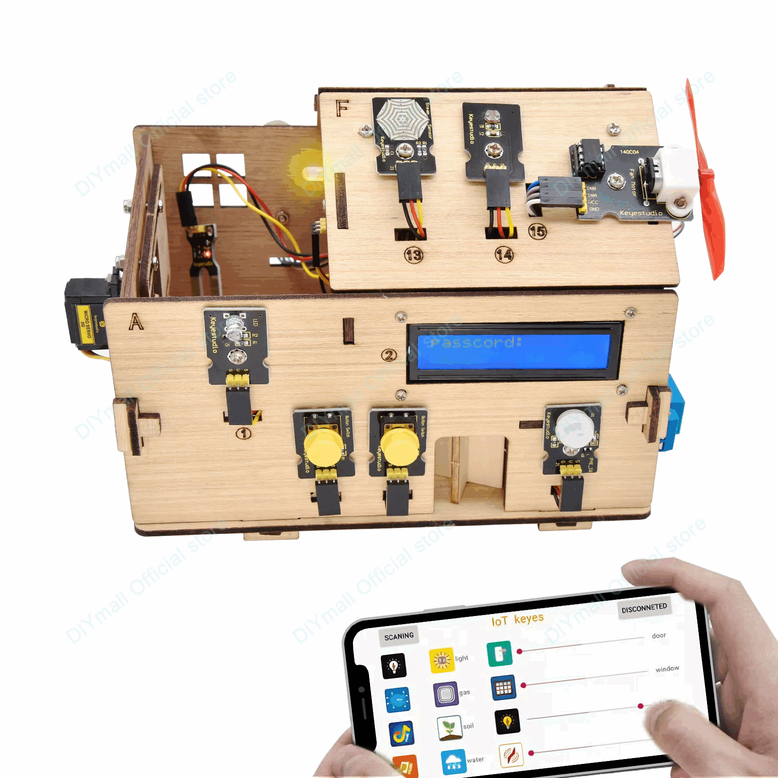Keyestudio Smart IoT Home Kit  - Home Automation With Arduino reseña y precio