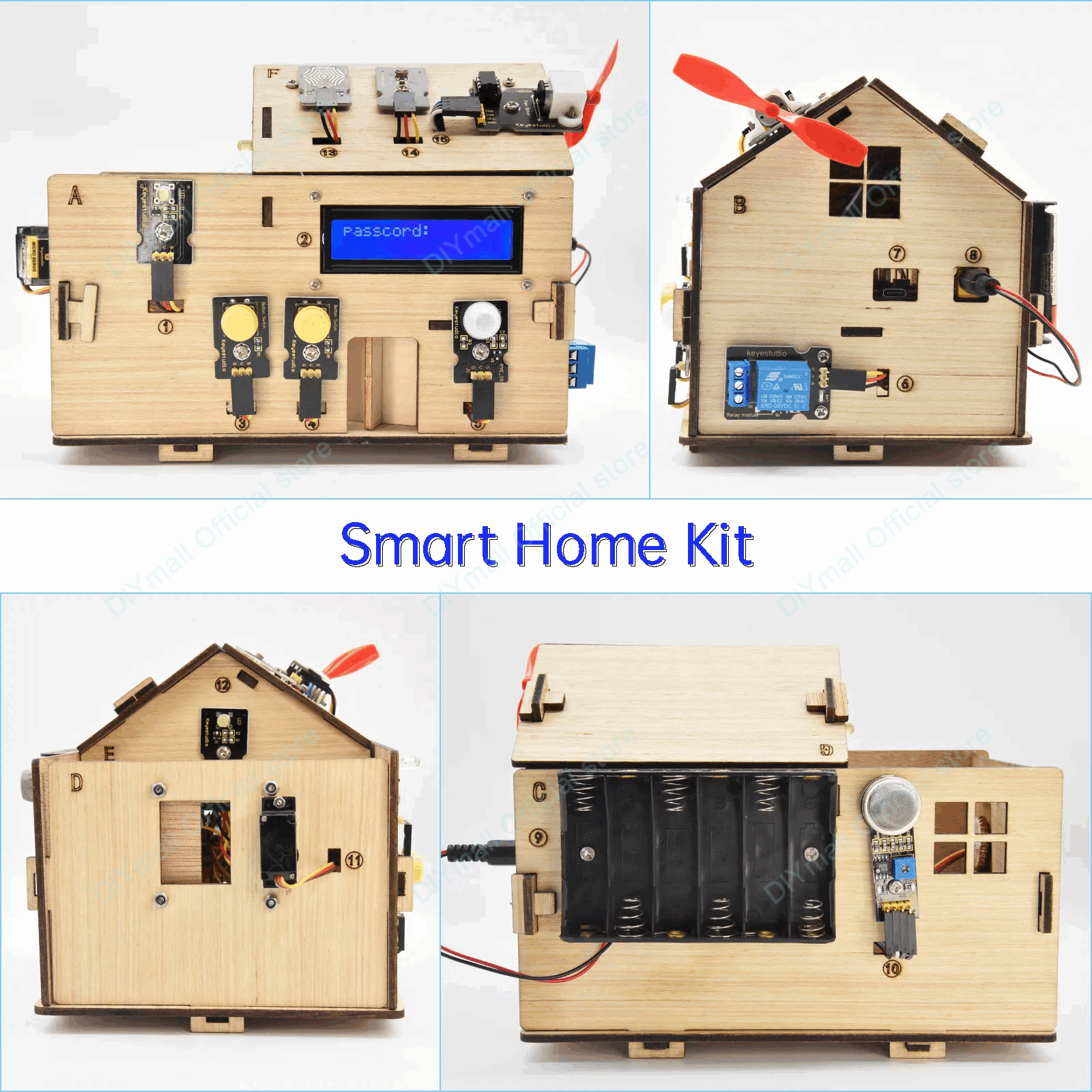 Keyestudio Smart IoT Home Kit  - Home Automation With Arduino reseña y precio