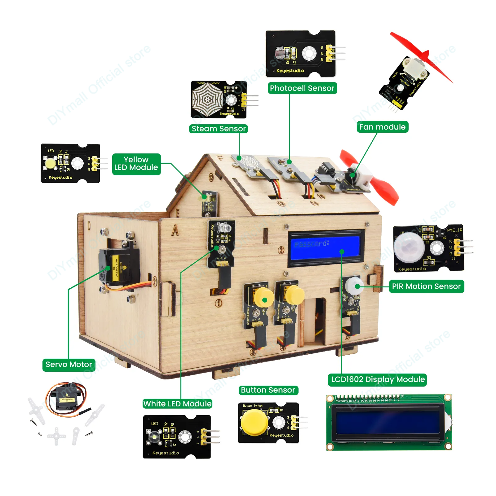 Keyestudio Smart IoT Home Kit  - Home Automation With Arduino reseña y precio