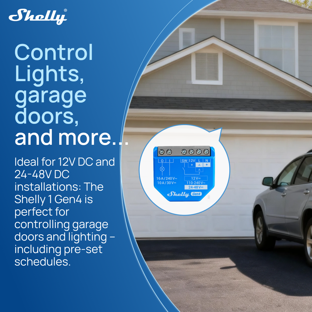 Shelly 1 Gen4 Zigbee Dry Conta - Shelly Relay Module reseña y precio