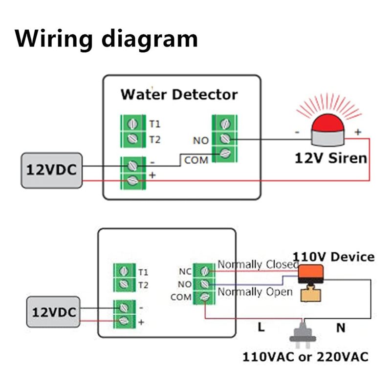 ~【A48T HOT】12V DC Wired Water  - Water Leak Detector Wired reseña y precio