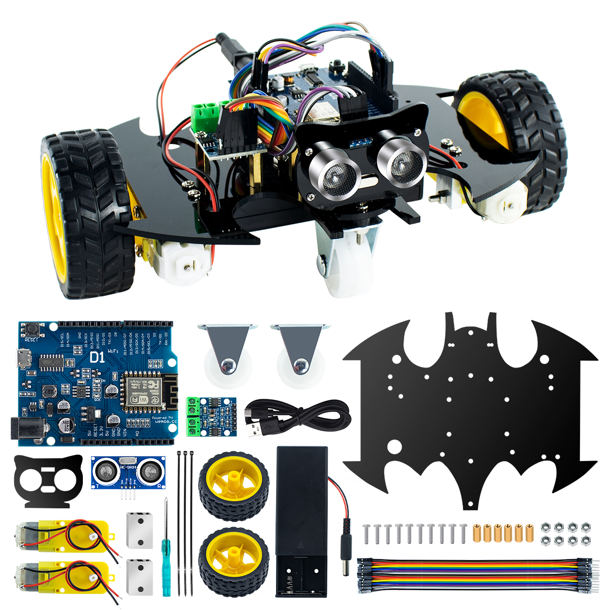 2WD Smart Robot Car Chassis Ki - Diy Automation Projects reseña y precio
