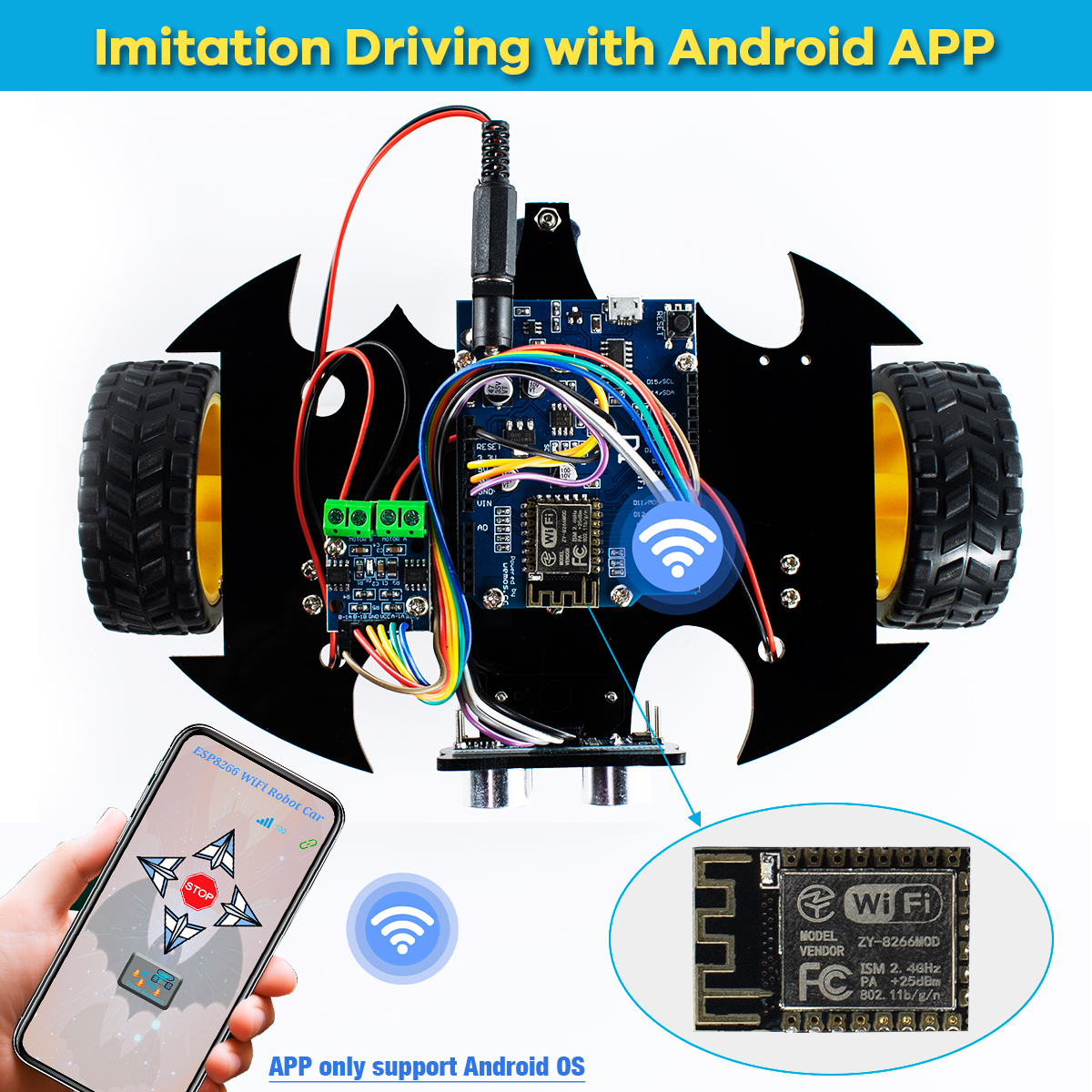 2WD Smart Robot Car Chassis Ki - Diy Automation Projects reseña y precio