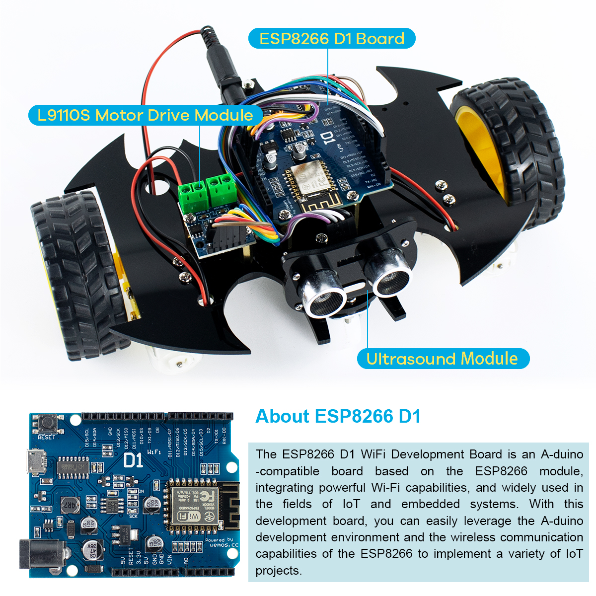 2WD Smart Robot Car Chassis Ki - Diy Automation Projects reseña y precio