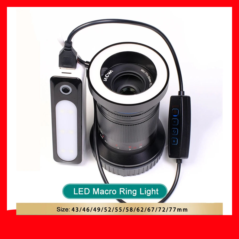 43~77mm Dimmable LED Macro Fla - Tasmota Flash Tool reseña y precio