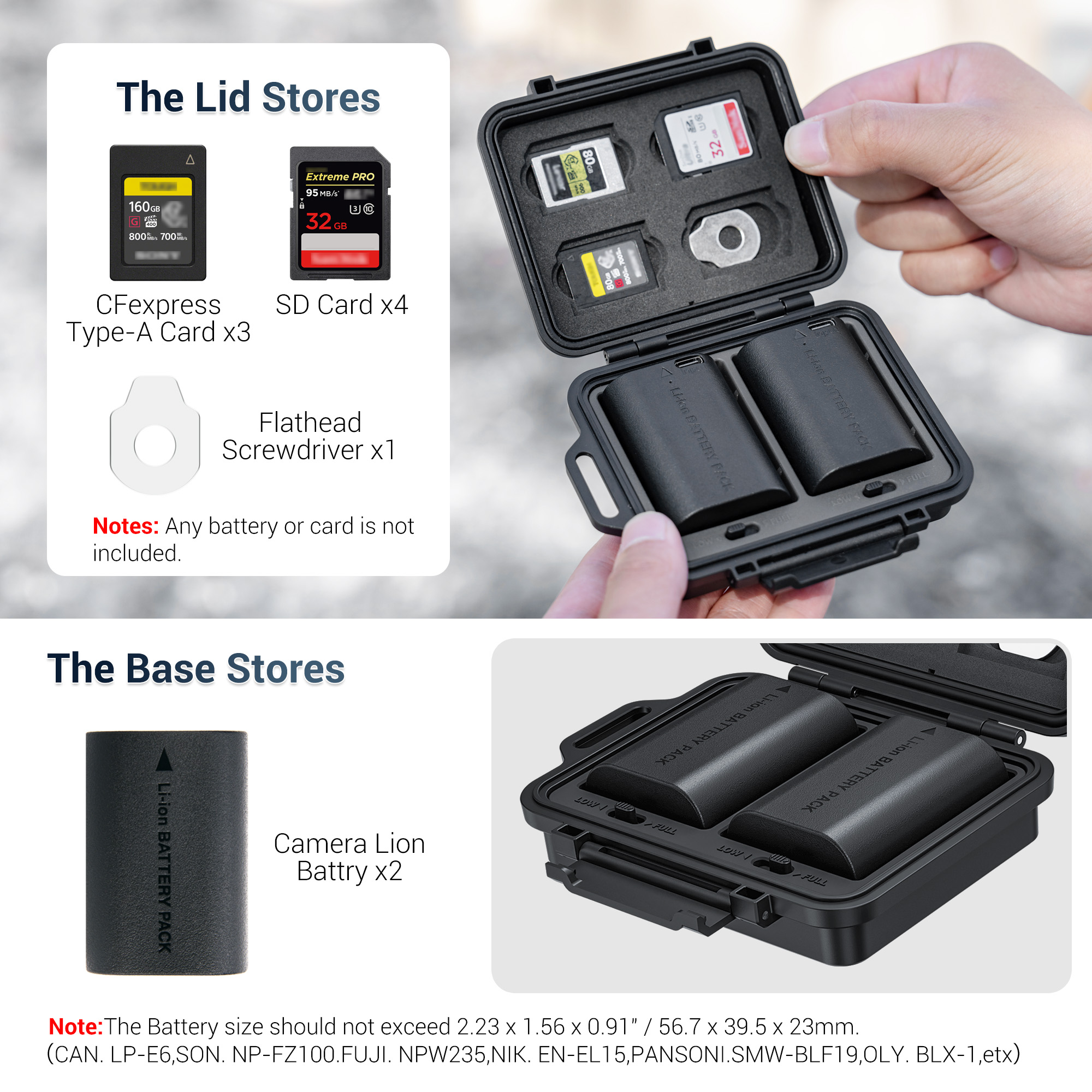JJC Camera Battery Memory Card - Home Assistant Sd reseña y precio