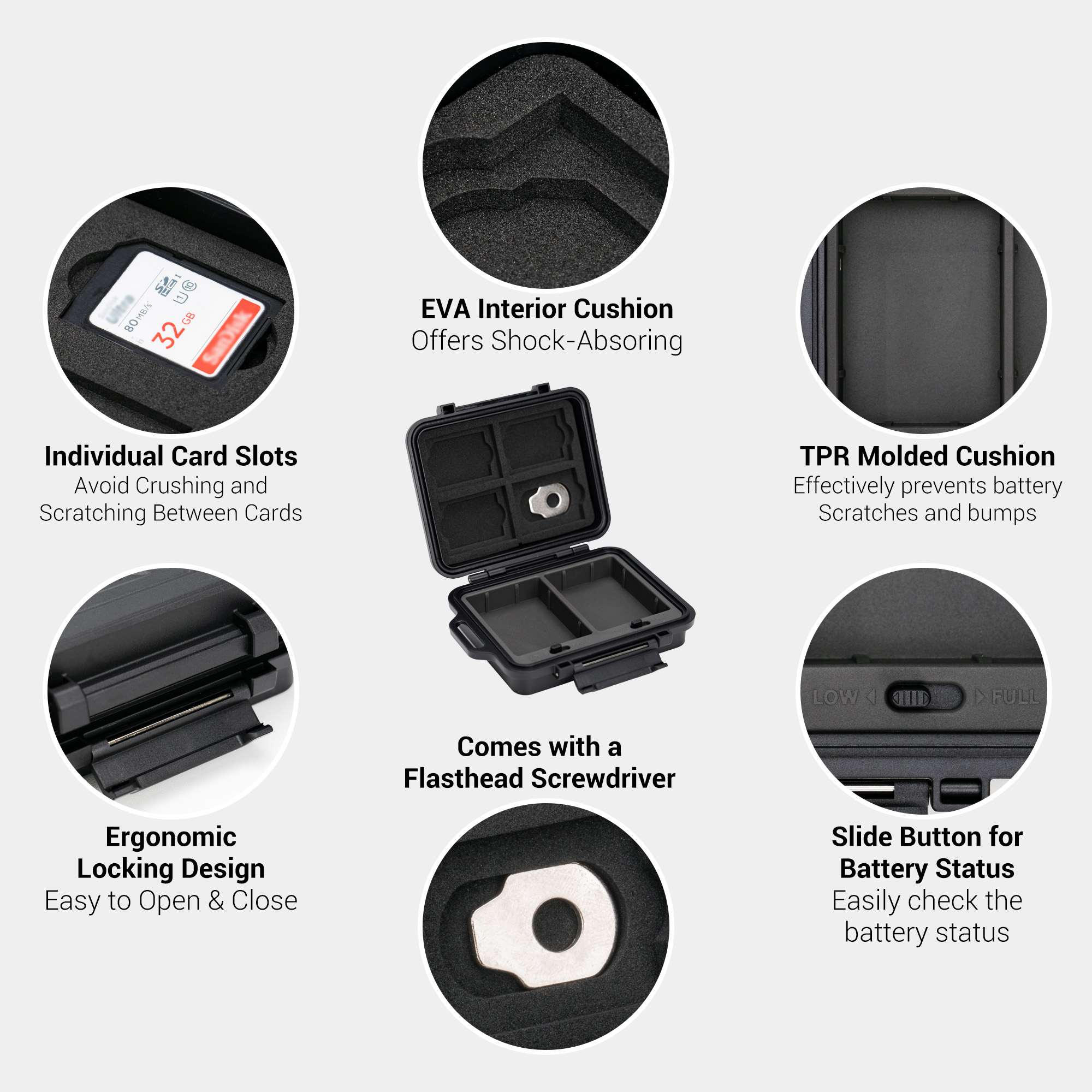 JJC Camera Battery Memory Card - Home Assistant Sd reseña y precio