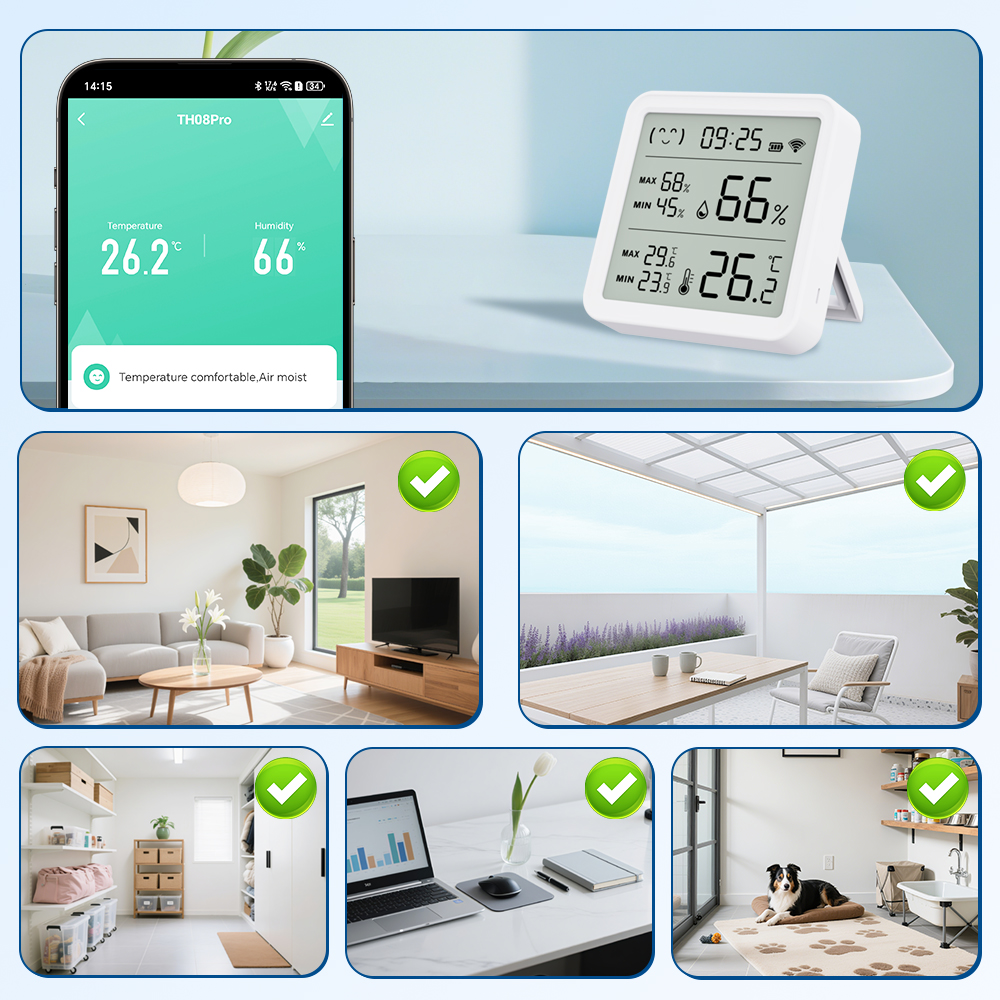 Tuya WiFi Thermometer hygromet - Temperature Humidity Sensor reseña y precio