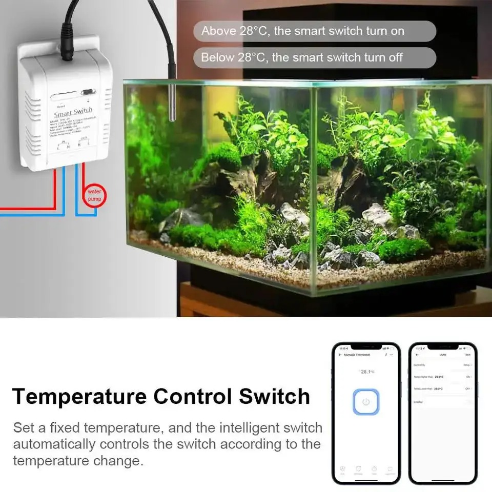 Tuya Wifi 16A/20A Smart Temper - Sonoff Basic Switch reseña y precio