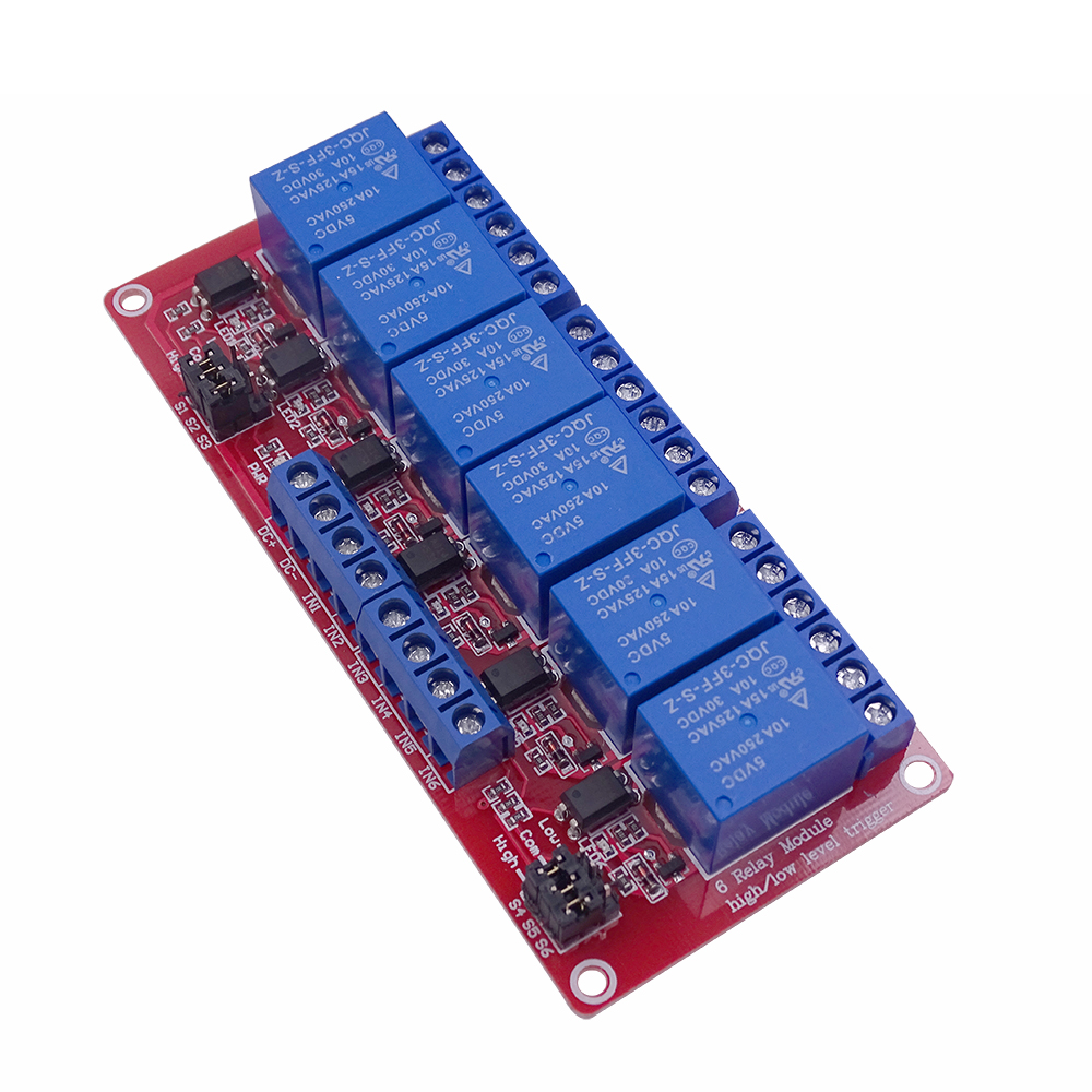 1 2 4 6 8 Channel Relay Module - Relay 8 Channel Board reseña y precio