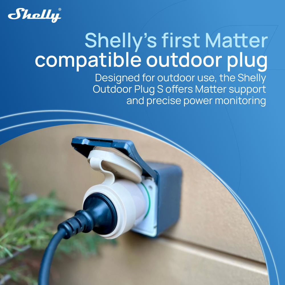 Shelly Outdoor Plug S Gen3 Pow - Shelly Relay Module reseña y precio