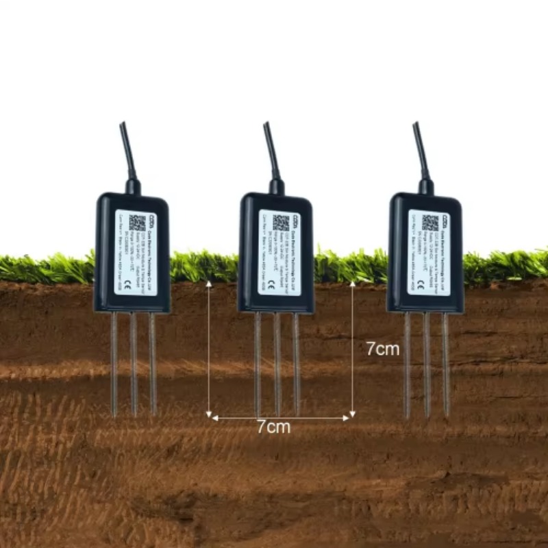 RS485 4-20mA Portable Soil Moi - Temperature Humidity Sensor reseña y precio