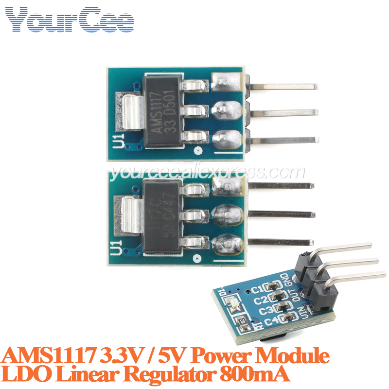 20pcs/1pc AMS1117 3.3V 5V Powe - Esp8266 Nodemcu Board reseña y precio