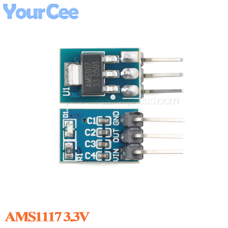 20pcs/1pc AMS1117 3.3V 5V Powe - Esp8266 Nodemcu Board reseña y precio