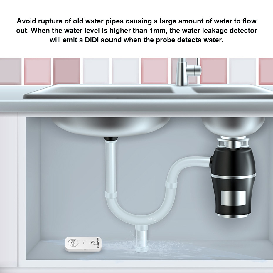 KERUI Wireless Water Sensor 90 - Home Automation Technology reseña y precio