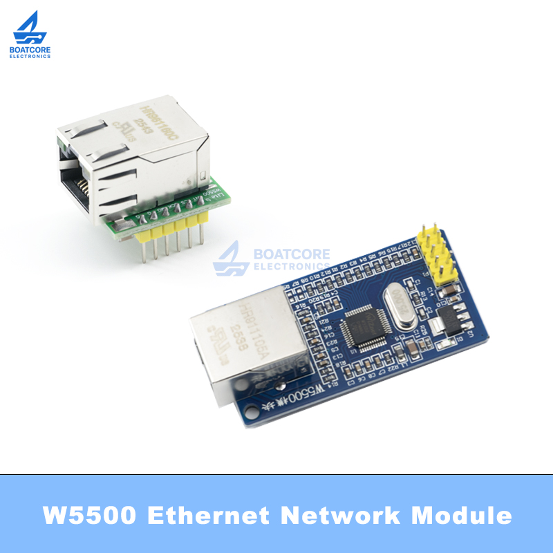 1PCS W5500 Chip New SPI to LAN - Ethernet Module W5500 reseña y precio