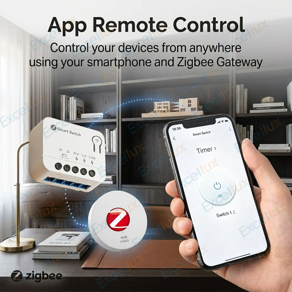Ultra Mini ZigBee Smart Switch - Diy Home Automation Hub reseña y precio
