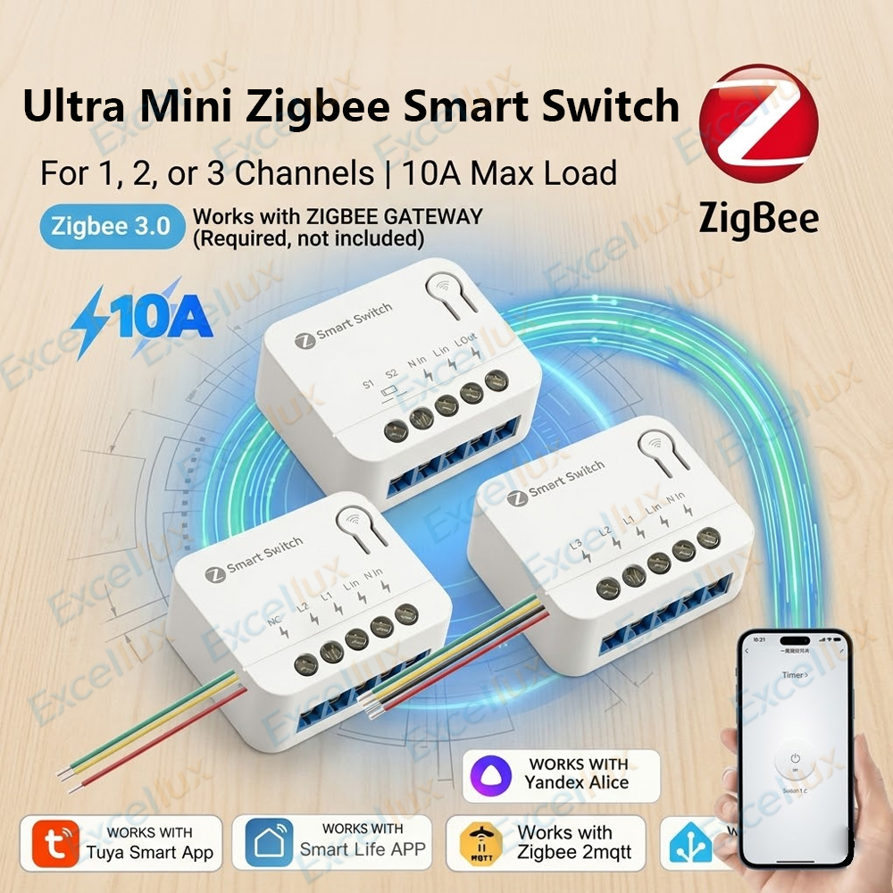 Ultra Mini ZigBee Smart Switch - Diy Home Automation Hub reseña y precio