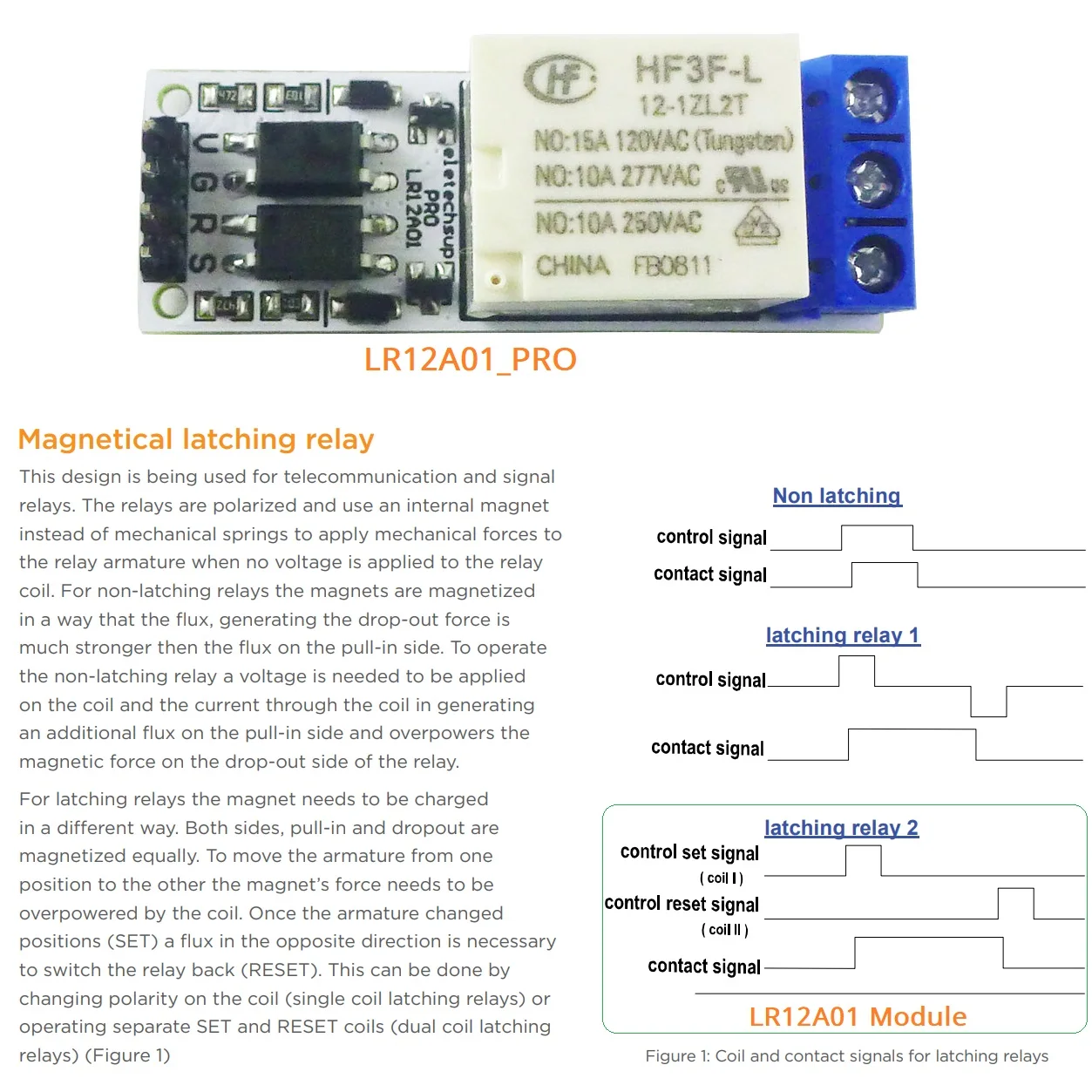 LR12A01 Magnetic Latching Rela - Shelly Relay Module reseña y precio