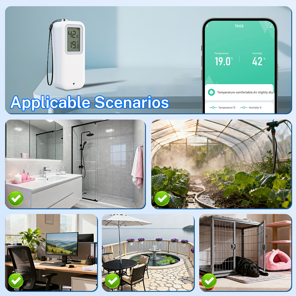 Tuya WiFi ZigBee Temperature a - Temperature Humidity Sensor reseña y precio
