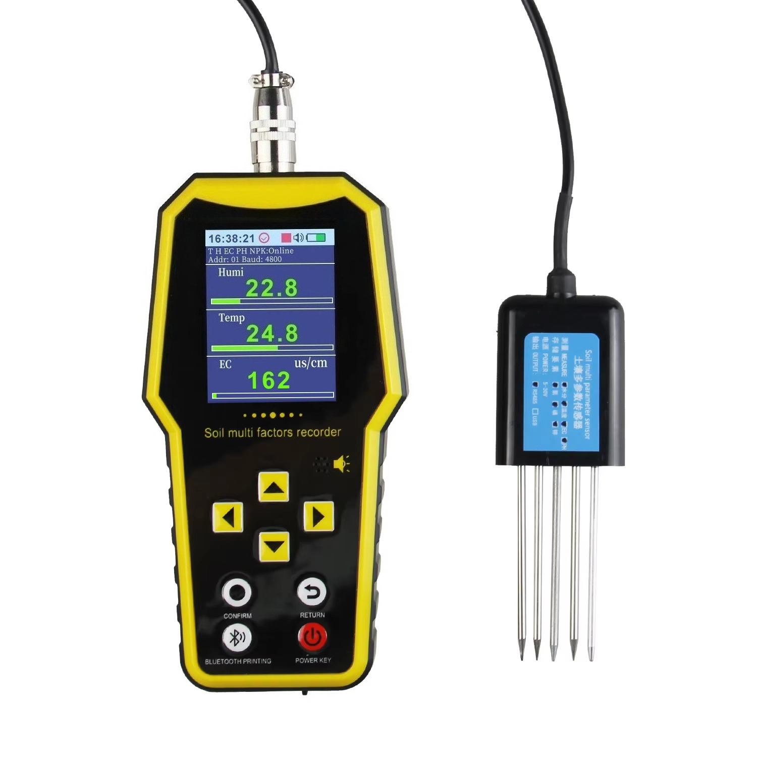 7 in 1 Portable Soil Moisture  - Temperature Humidity Sensor reseña y precio
