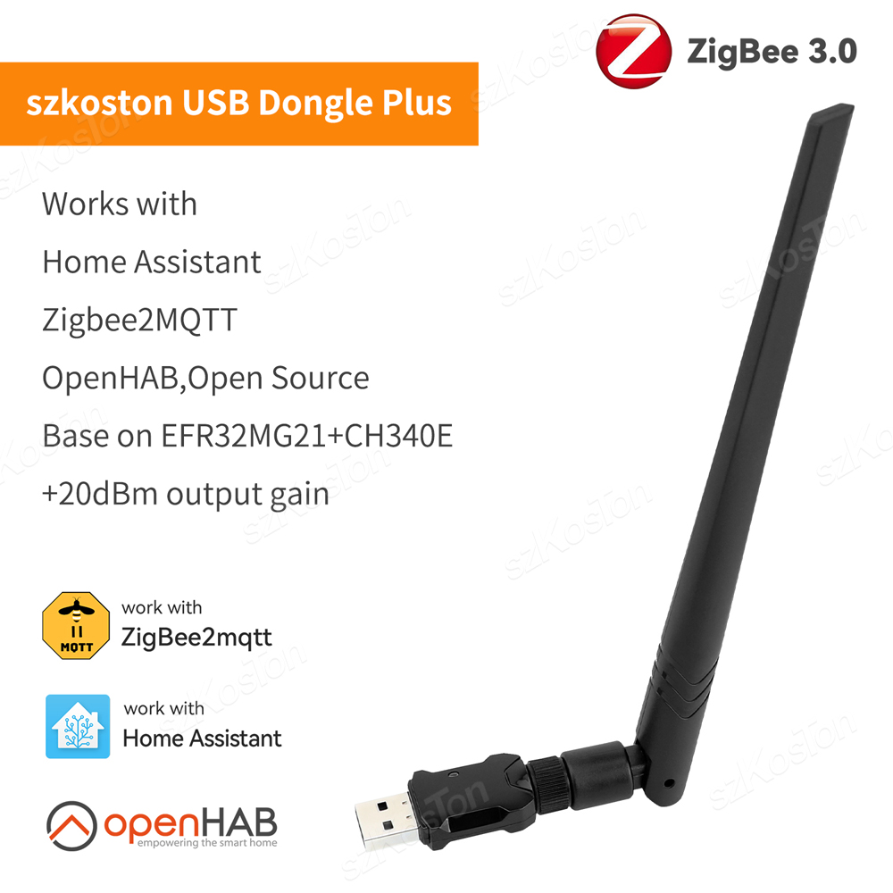 Zigbee USB Dongle Plus-E Gatew - Zigbee Coordinator Stick reseña y precio