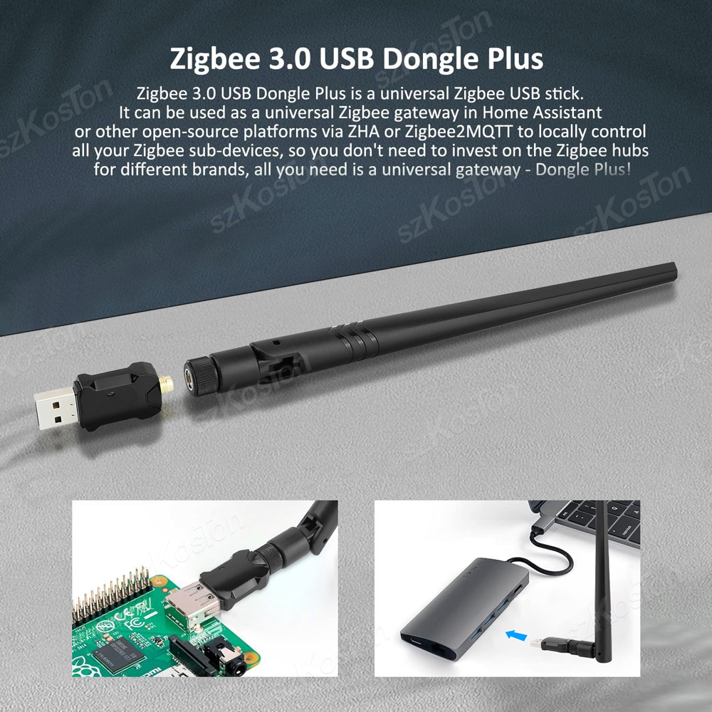 Zigbee USB Dongle Plus-E Gatew - Zigbee Coordinator Stick reseña y precio