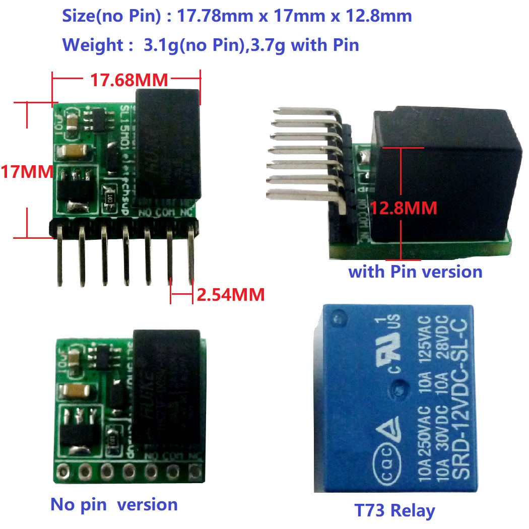 SL15M01 DC 12V 2A mini 1ch Bis - Shelly Relay Module reseña y precio